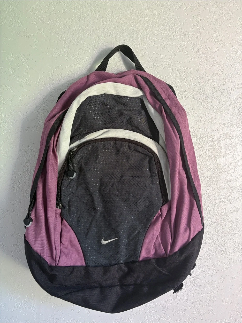 Nike Two-Tone Black and Purple Backpack